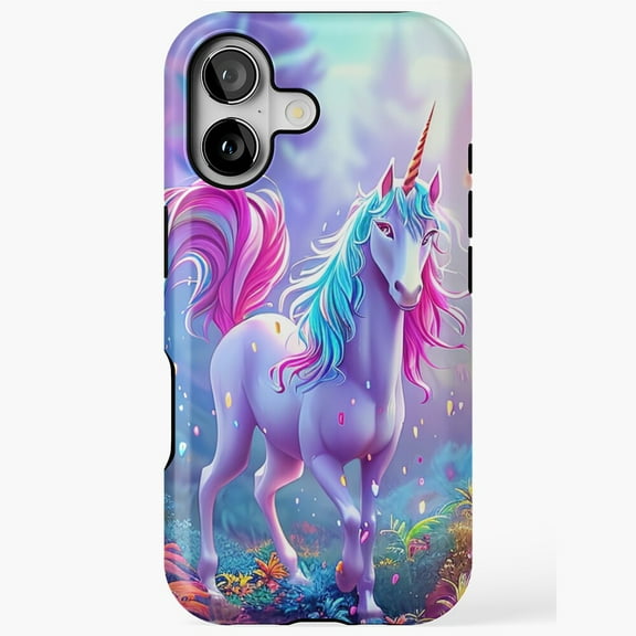 Rainbow Unicorn Cute Fantasy Cartoon Art iPhone 17 16 15 14 13 12 11 Pro Max