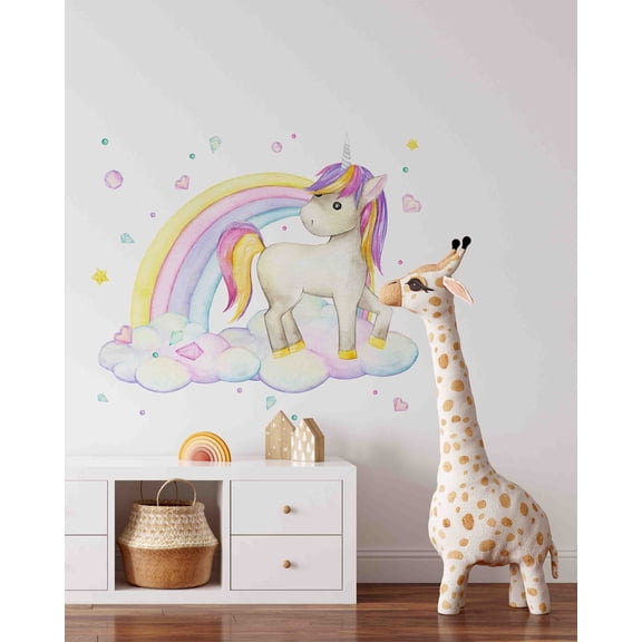Rainbow Unicorn Decal