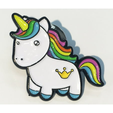 Rainbow Unicorn Enamel Lapel Pin