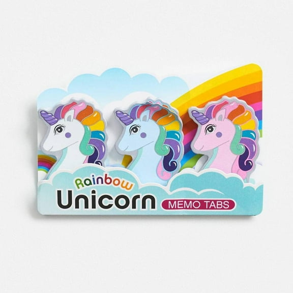 Rainbow Unicorn Memo Tabs