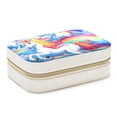thumbnail image 1 of Rainbow Unicorn Travel Organizer: Velvet Portable Necklace Organizer with Removable Compartment - Gift Jewelry Boxes and Jewelry Organizer, 1 of 7