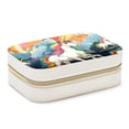 thumbnail image 1 of Rainbow Unicorn Velvet Portable Jewelry Organizer Box with Removable Compartment - Earring Holder and Gift Jewelry Box, 1 of 7