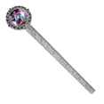 thumbnail image 1 of Rainbow Unicorns Book Mark: Vintage Silver Lace-Edged Bookmark - a Delightful Gift for Readers and Book Lovers, 1 of 1
