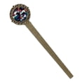 thumbnail image 1 of Rainbow Unicorns Bookish Delights: Lace Bookmark in Antique Bronze - the Gift for Book Readers and Lovers, 1 of 5