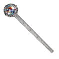 thumbnail image 1 of Rainbow Unicorns Vintage Silver Lace-Edged Bookmark - Gift for Readers and Book Lovers, 1 of 1