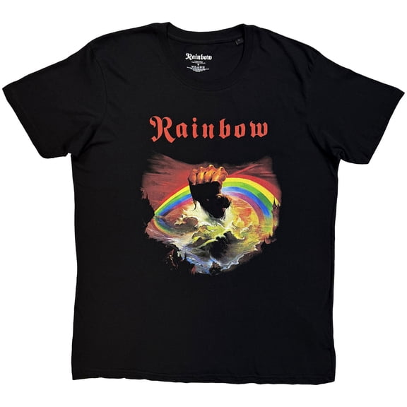 Rainbow Unisex T-Shirt: Rainbow Rising (Black)