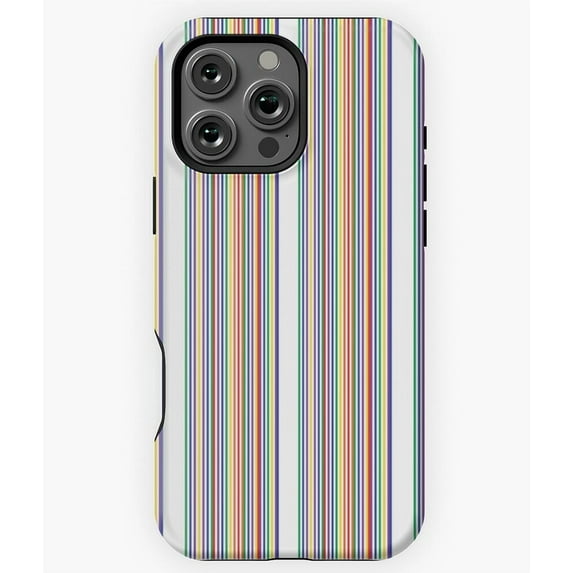 Rainbow Vertical Stripes Pattern - Fashionable Phone M4907 Phone Case for iPhone 17 16 15 14 13 12 11 Pro Max
