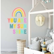 StickersForLife You Are My Sunshine Color Wall Decals for all ages LF092