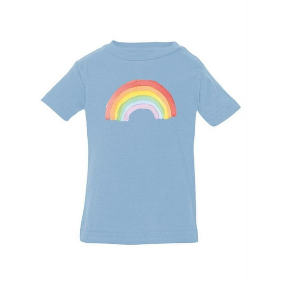 Rainbow Watercolor Style T-Shirt Infant -Smartprints Designs,  18 Months