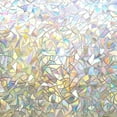 Rainbow Window Privacy Film Stained Glass Clings UV Blocker