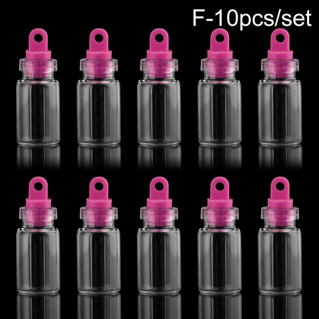 10Pcs 5ml Glass Bottles Clear Small Vials Empty Mini Jars With Aluminium  Caps Makeup Sample Bottle Wedding Favors Decorations DIY Jewelry  Accessories