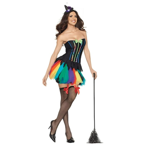 Party King Costumes Rainbow Witch Costume Accessory Medium Female