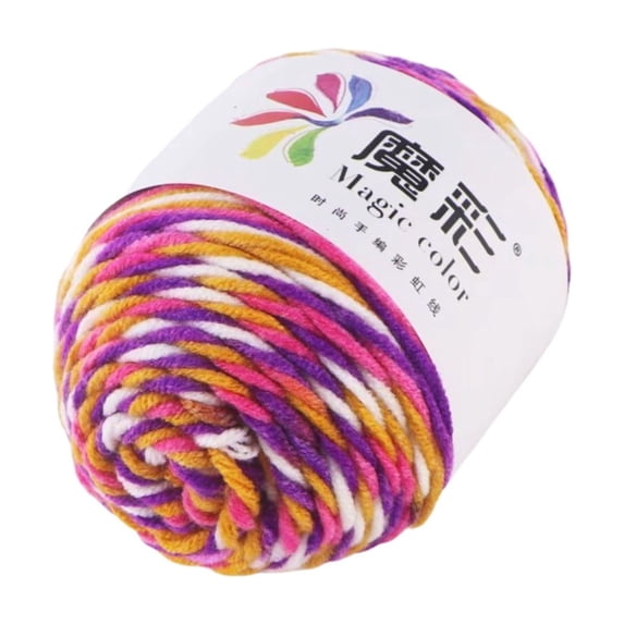 Rainbow Yarn Assorted Colors Soft Colorful Yarn For Crochet Knitting Diy Handicrafts Sweaters Scarves Hats Blankets Bulk Yarn Beginners Crafting Projects Home Decor Gift Making Multicolor Yarn