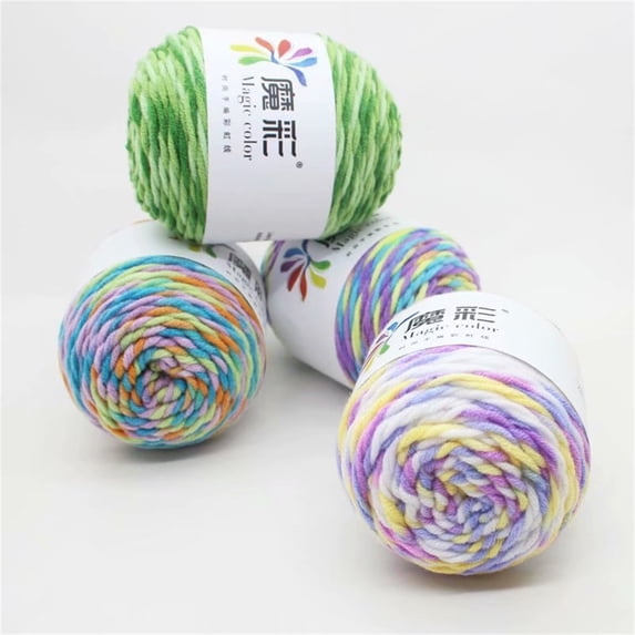 Rainbow Yarn Assorted Colors Soft Colorful Yarn For Crochet Knitting Diy Handicrafts Sweaters Scarves Hats Blankets Bulk Yarn Beginners Crafting Projects Home Decor Gift Making Multicolor Yarn