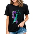 thumbnail image 1 of Rainbow You Matter 988 Shirt Suicide Prevention Awareness Ribbon Womens T-Shirt Black 4X-Large, 1 of 4