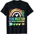 thumbnail image 1 of Rainbow You Matter 988 Suicide Prevention Awareness Ribbon T-Shirt, 1 of 4