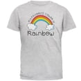 thumbnail image 1 of Rainbow is my Favorite Color Mens T Shirt Light Heather Grey 3X-LG, 1 of 1