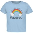 thumbnail image 1 of Rainbow is my Favorite Color Toddler T Shirt Light Blue 4T, 1 of 1