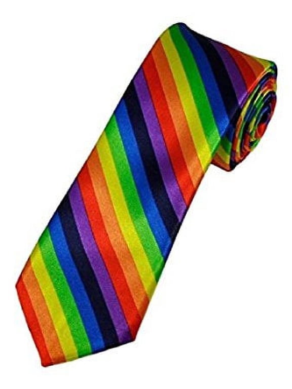 Rainbow pride necktie gay pride necktie silk necktie