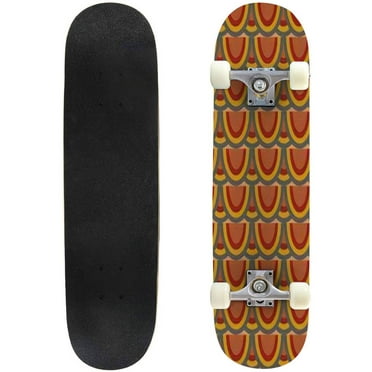 Rainbow seamless pattern Rainbows design for textile interior design Outdoor Skateboard Longboards 31"x8" Pro Complete Skate Board Cruiser