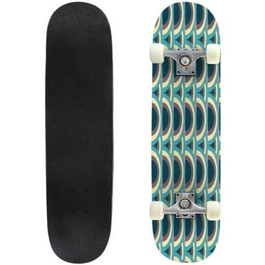 Rainbow seamless pattern Rainbows design for textile interior design Outdoor Skateboard Longboards 31"x8" Pro Complete Skate Board Cruiser