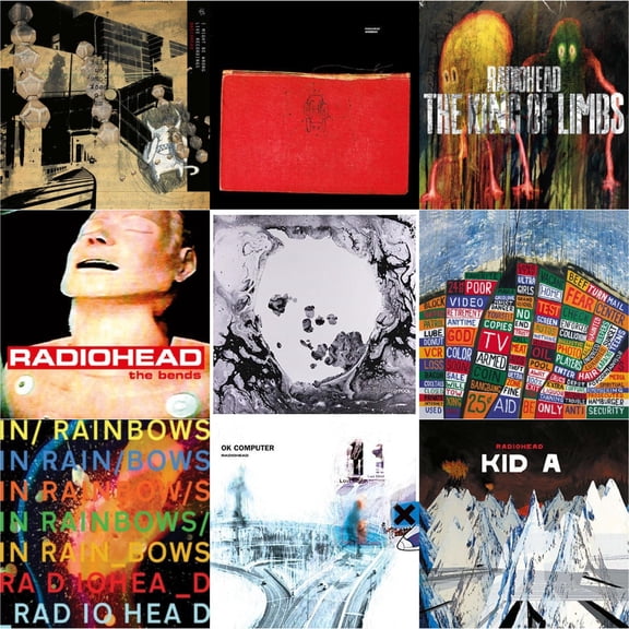 In Rainbows (180G) & Bends (180G) & Ok Computer (2LP/180G) & Kid A (2LP/180G) & Amnesiac (2LP/180G) & I Might Be Wrong & Hail To The Thief (2LP/45 RPM/180G) & King Of Limbs (180G) & Moon Shaped Pool (Foil Gatefold Cover)