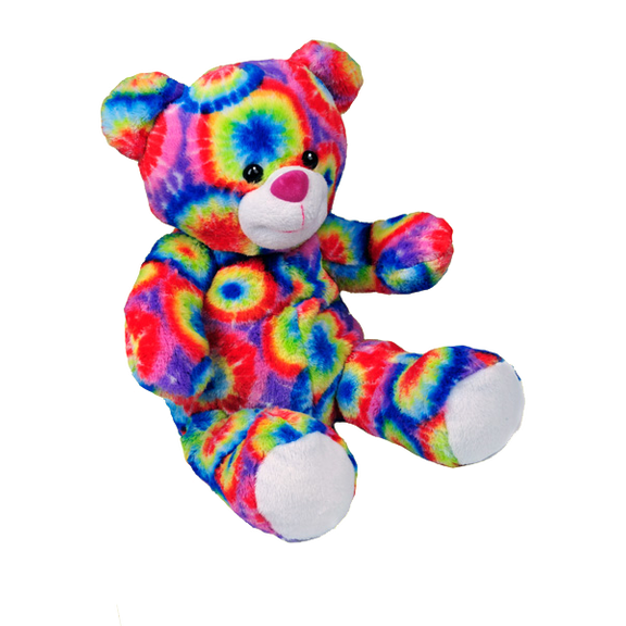 Rainbows the Bear 8 Inch Plush Stuffed Animal Toy, Soft Multicolor Companion