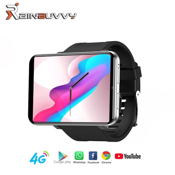 Rainbuvvy DM100 4G Smart Watch 2.86 Inch Screen 1GB+16GB Android 7.1 Support SIM GPS WiFi 2700mAh Big Screen Watch
