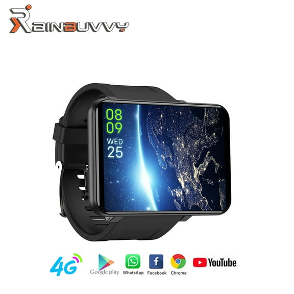 Rainbuvvy DM100 4G Smart Watch 2.86 Inch Screen 1GB+16GB Android 7.1 Support SIM GPS WiFi 2700mAh Big Screen Watch