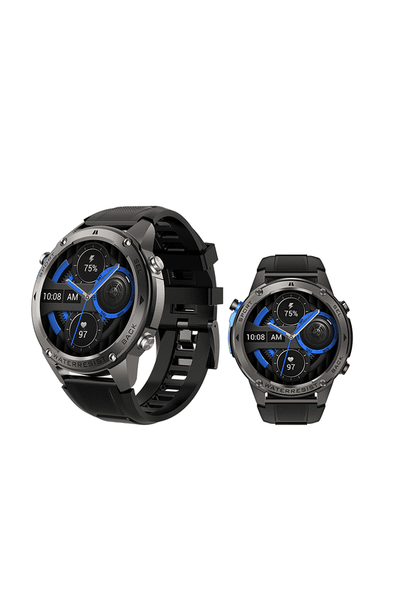 DM56 Smart Watch 1.43 Inch Full Touch Screen GPS Barometer Compass 5ATM 170+ Sports Modes IOS Android Outdoor Sports Watch