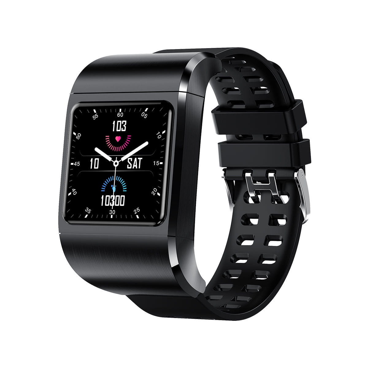 Rainbuvvy G36Pro smart watch 1.3-inch portable Bluetooth headset with built-in charging compartment AI voice assistant Android 4.0/iOS9.0 sports watch