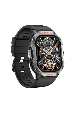HK24 Smartwatch 2.01-inch AMOLED screen Fitness tracker Answer/make calls NFC Sports watch