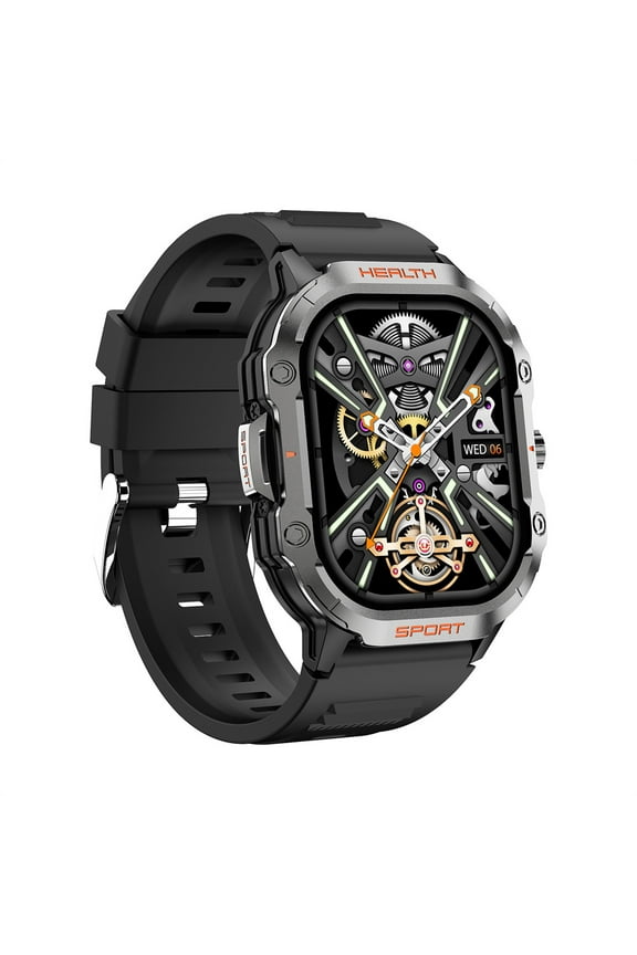 HK24 Smartwatch 2.01-inch AMOLED screen Fitness tracker Answer/make calls NFC Sports watch