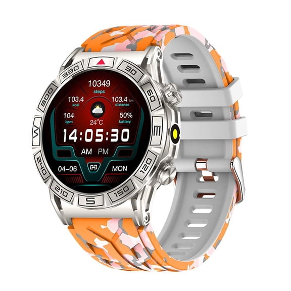 Rainbuvvy KC80 Smart Watch with 1.43 Inch AMOLED Screen Bluetooth 5.0 1ATM Waterproof Fashion Sports Watch