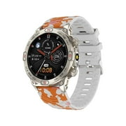 Rainbuvvy KC86 smartwatch 1.43-inch screen for answering/making calls, health tracker, compass, flashlight, outdoor sports watch
