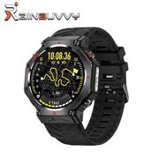 Rainbuvvy KC91 Smart Watch 1.39 inch GPS Track 3ATM Waterproof iOS9.0/Android 4.4 Health Monitoring Flashlight Function Message Notification Smart Sports Watch