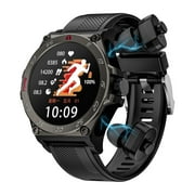Rainbuvvy LC18 Smart Watch 1.53 Inch TWS Series Built-in Portable Headphones Bluetooth 5.0 IP67 Sports Watch