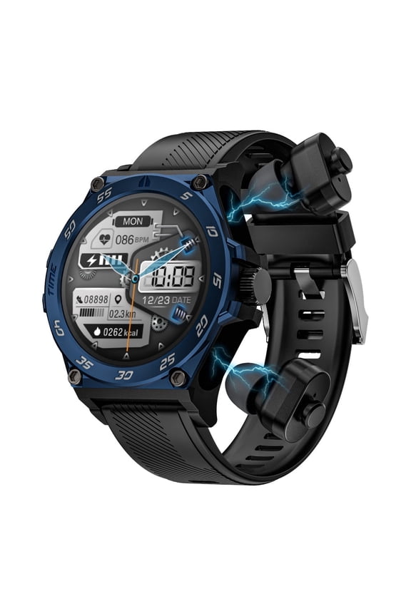 LC18 Smart Watch 1.53 Inch TWS Series Built-in Portable Headphones Bluetooth 5.0 IP67 Sports Watch