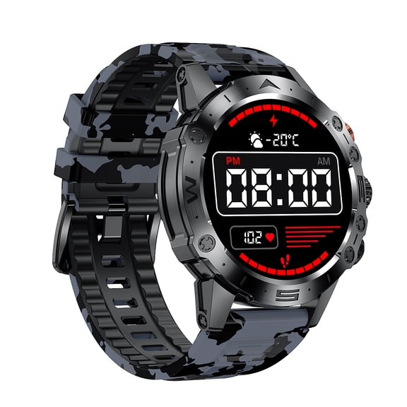 Rainbuvvy MT43 Pro smart watch 1.53 inches can answer/make calls, suitable for Android 5.0/ios9.0 sports watch