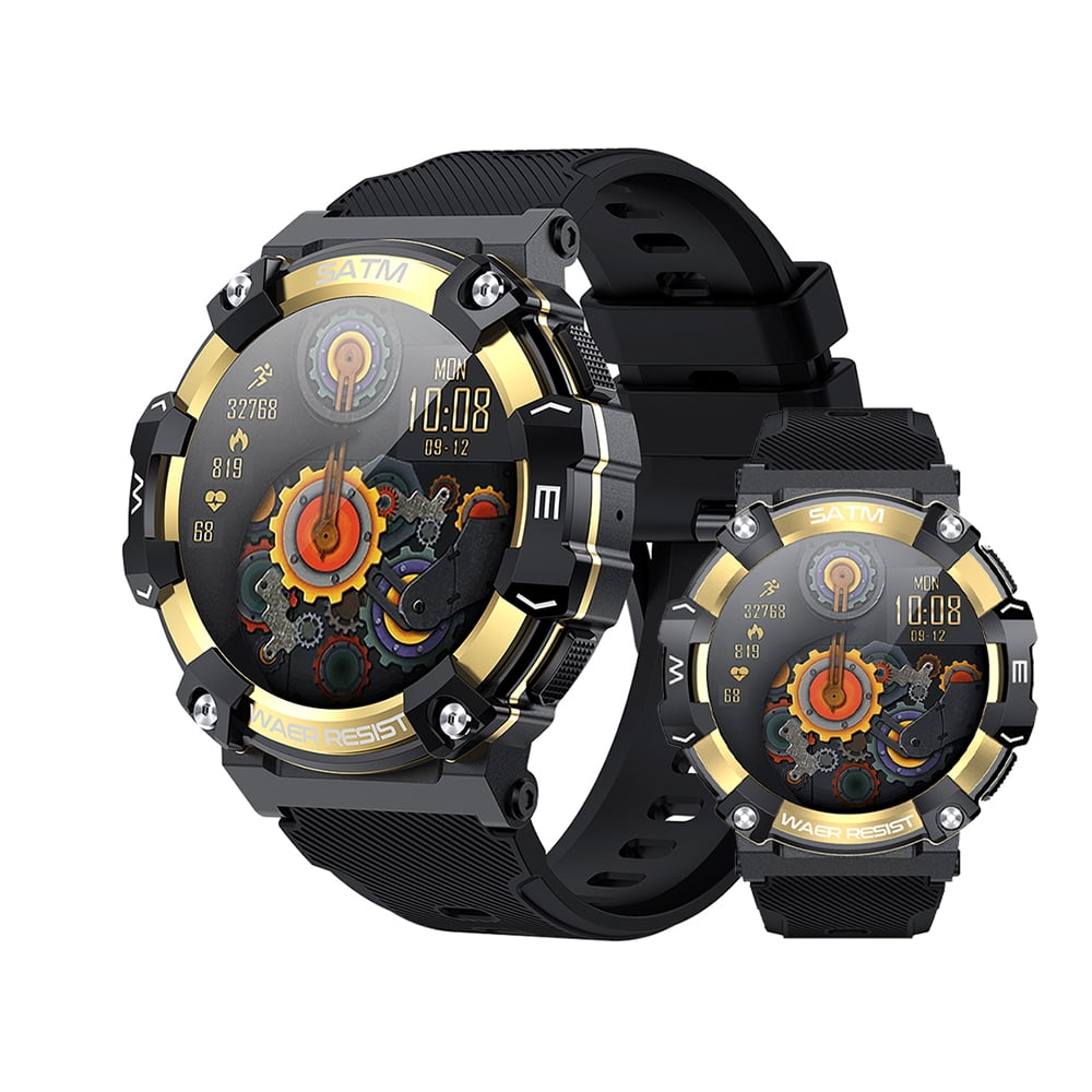 Rainbuvvy PG666 Rugged Smart Watch 1.39 inch Capable of Answering and Making Calls Health Monitoring Outdoor Sports Watch Available in four colors