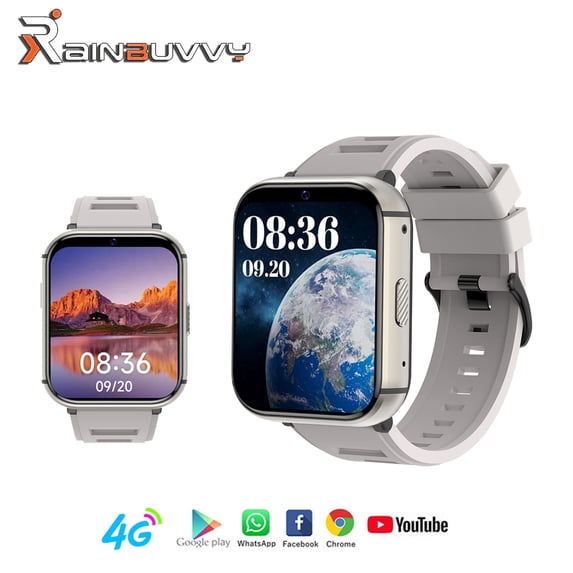 Rainbuvvy Q668 4G Smart Watch 1.99 inch MTK6761 Quad Core Processor 2GB ...