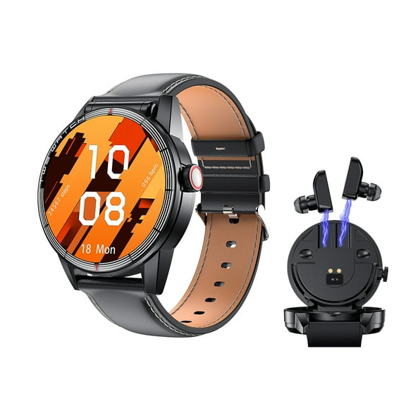 Rainbuvvy R6 Smart Watch 1.32 Inch Built-in Bluetooth Headphones 100 Sports Modes Sports Watch