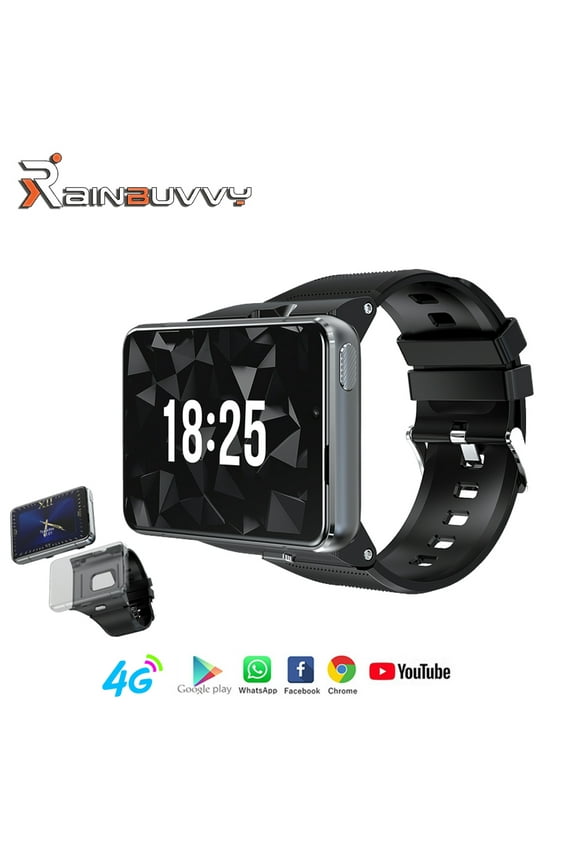 S999 4G Smart Watch 2.88 inch MTK6761 4GB+64GB Dual Camera 500W/1300W Built-in GPS WIFi 2300mAh Android 9.0 Big Screen Smart Watch