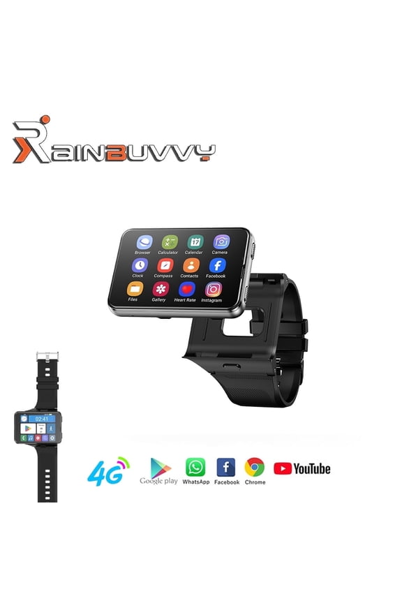 S999 Plus 4G Smart Large Screen Watch 2.88-inch TFT Display 4GB RAM 64GB Storage Android 11.0 2MP/8MP Bluetooth 5.0 2300mAh Multiple Colors Available