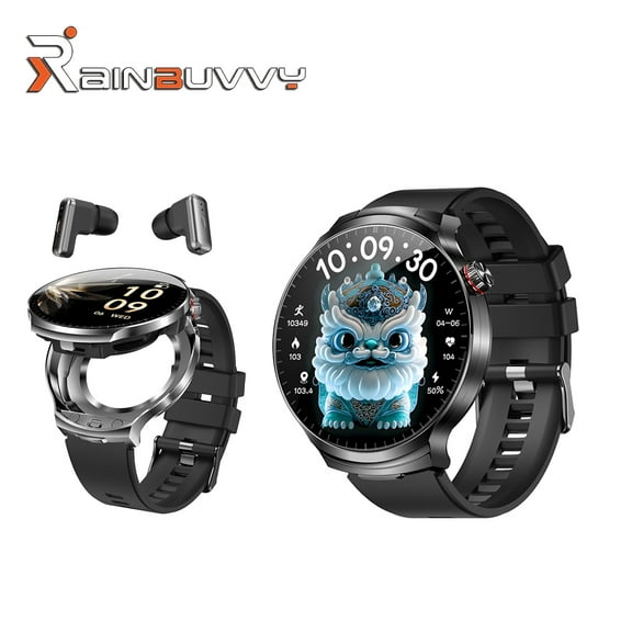 Rainbuvvy T100 Pro Smart Watch 1.85 Inch Built-in Bluetooth Headset 330mAh IP67 Waterproof Sports Smart Watch