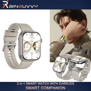 Rainbuvvy T99 Smart Watch Wireless Headphone 2-in-1 2.02 inch 300mAh Bluetooth 5.0 IP67 Waterproof Sports Watch Multi-color optional