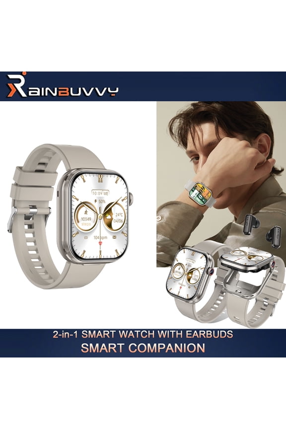 T99 Smart Watch Wireless Headphone 2-in-1 2.02 inch 300mAh Bluetooth 5.0 IP67 Waterproof Sports Watch Multi-color optional