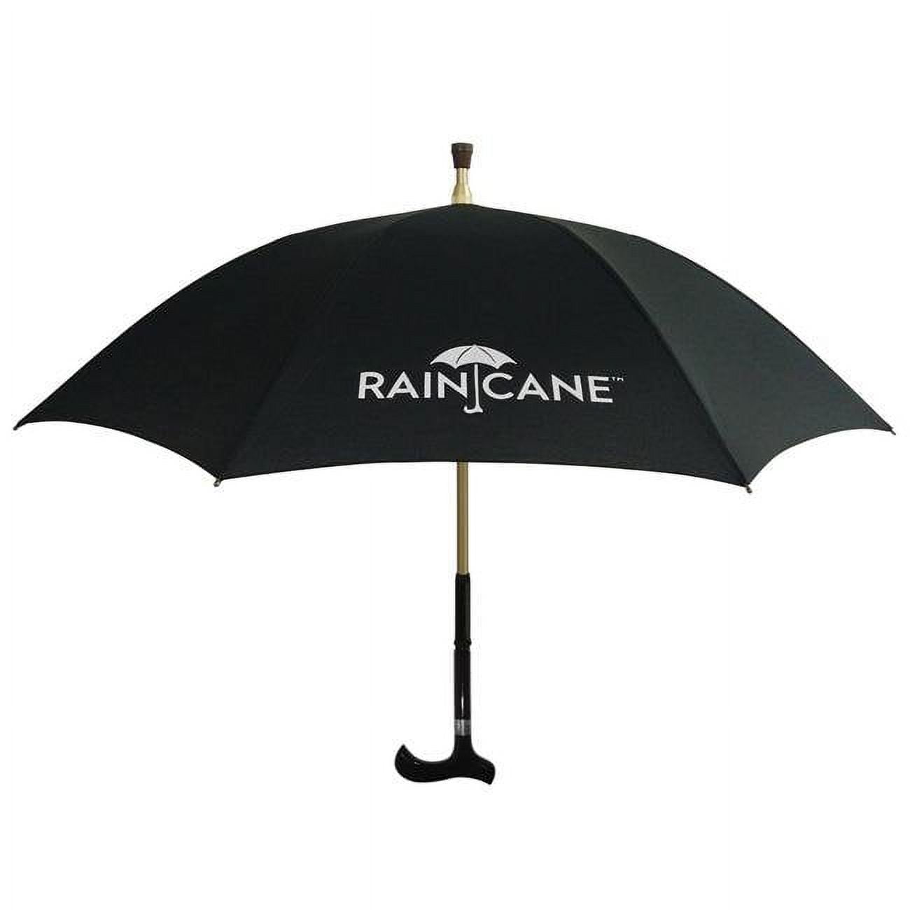 Raincane RC001 2 in 1 Walking Cane Umbrella, Black