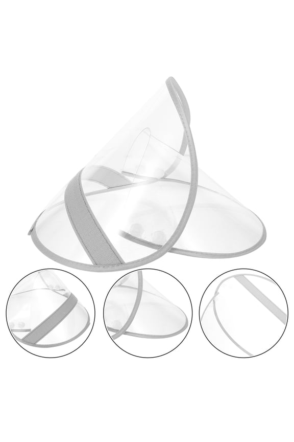 Raincoat Hat Shield Transparent Cap Brim Rain Poncho Face Protector Raincoat Hat Brim