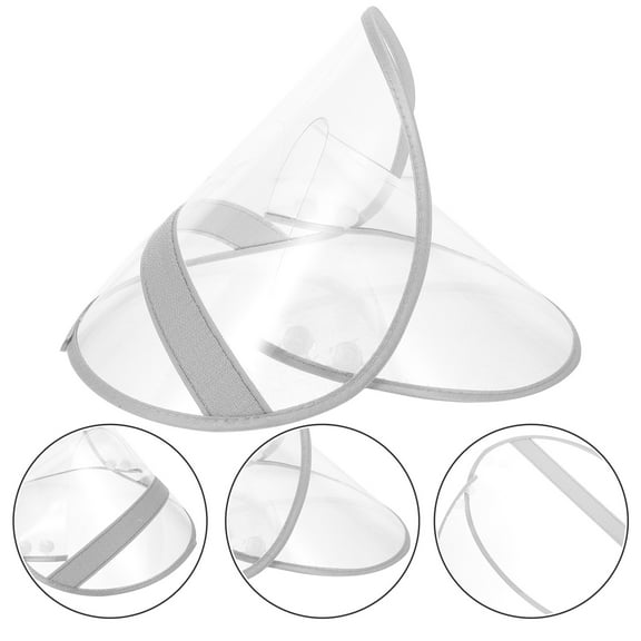 Raincoat Hat Shield Transparent Cap Brim Rain Poncho Face Protector Raincoat Hat Brim